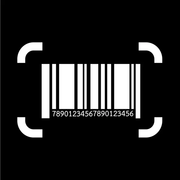 Eenvoudige barcode pictogram — Stockvector