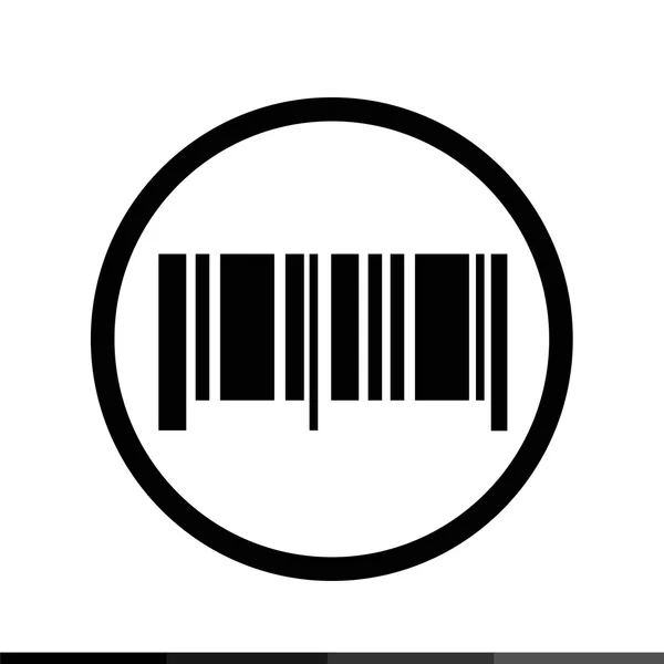 Icona semplice del codice a barre — Vettoriale Stock