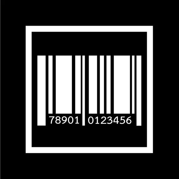 Icono de código de barras simple — Archivo Imágenes Vectoriales