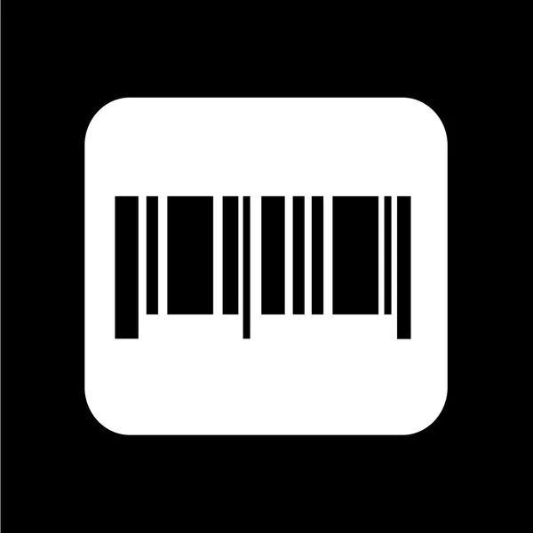 Icona semplice del codice a barre — Vettoriale Stock