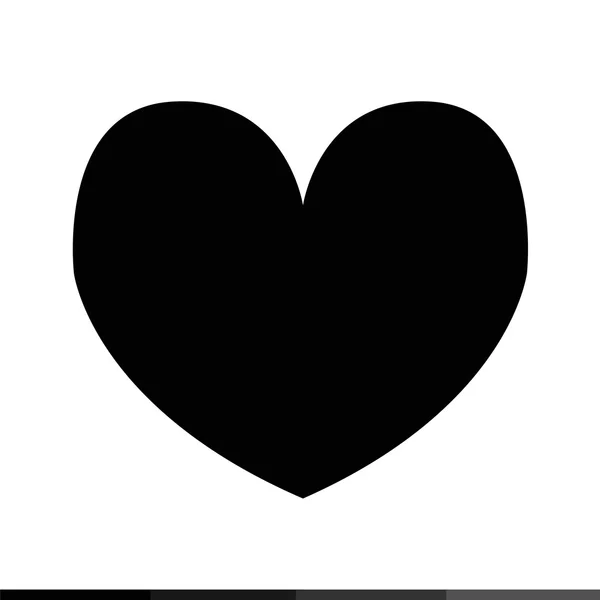 Icône coeur simple — Image vectorielle