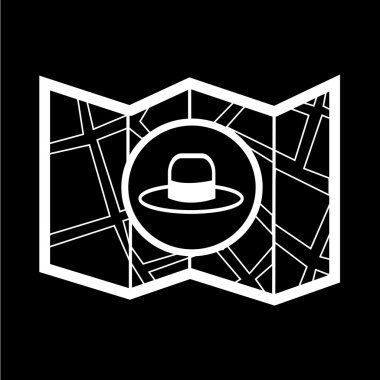 Harita simgesi tasarım