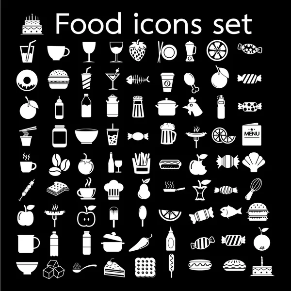 Дизайн пищевой иконки — стоковый вектор