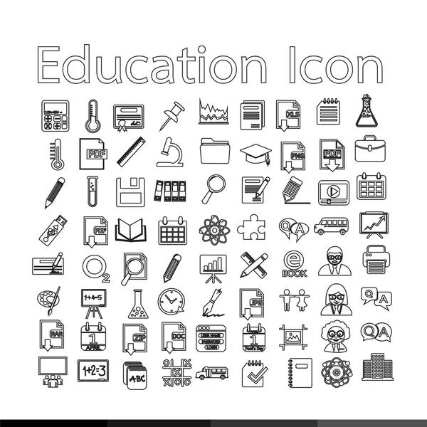 Education icon design — Stock Vector