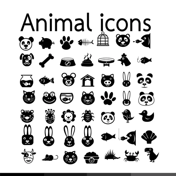 Design icône animale — Image vectorielle