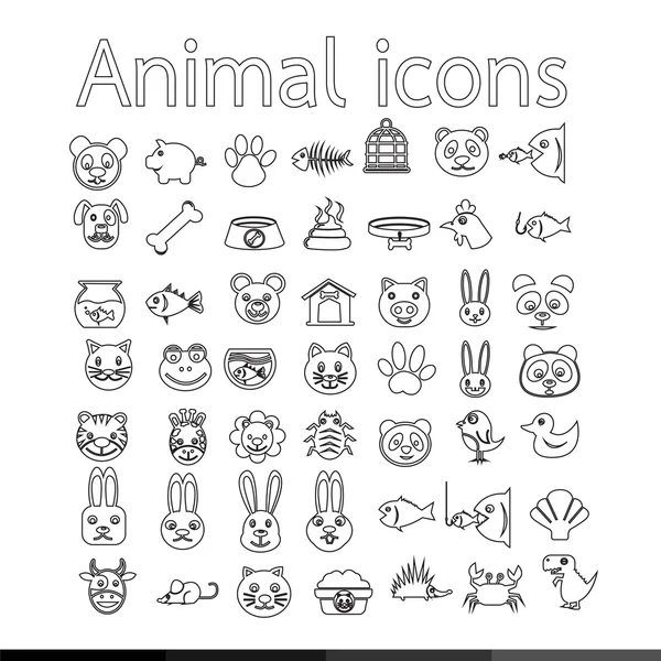 Design icona animale — Vettoriale Stock