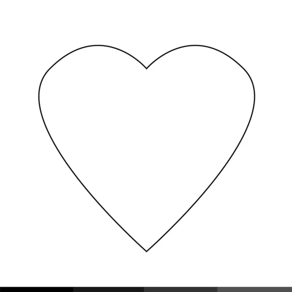 Corazón icono de diseño — Vector de stock