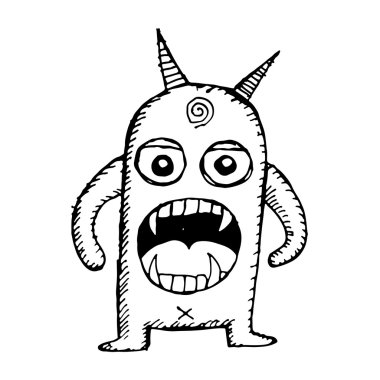 canavar simgesi tasarım