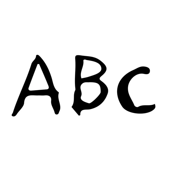 Иконка doodle ABC — стоковый вектор