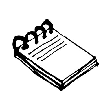 Doodle notepaper simgesi 