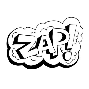 Konuşma balonu tasarım doodle