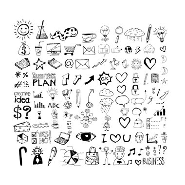 İş karalamalar tasarım