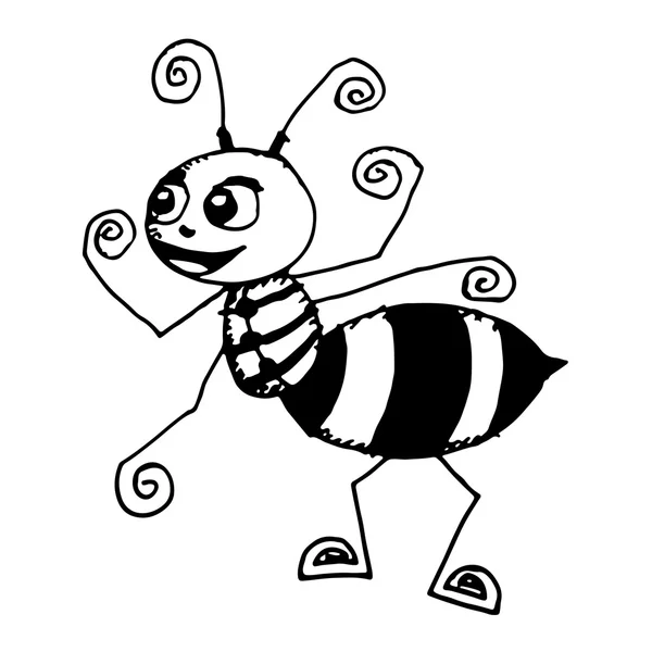 Garabato hormiga icono — Archivo Imágenes Vectoriales