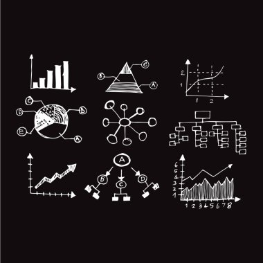 grafik simge illüstrasyon tasarımı doodle