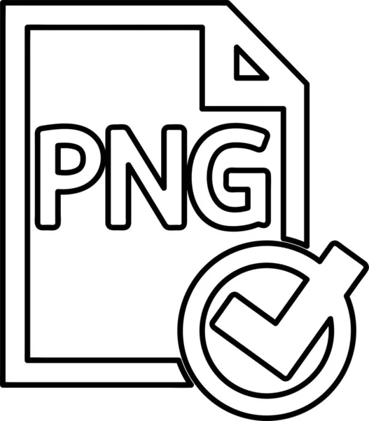 Знак Значка Png — стоковый вектор