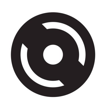 Müzik simgesi vektör illüstrasyonu