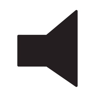 ses simgesi vektör illüstrasyonu