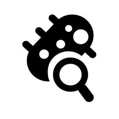 virüs ve bakteri simgesi