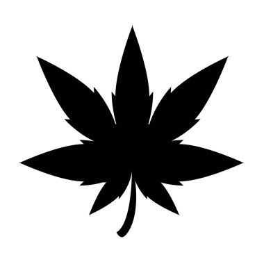 Yaprak ikonu vektör illüstrasyonu