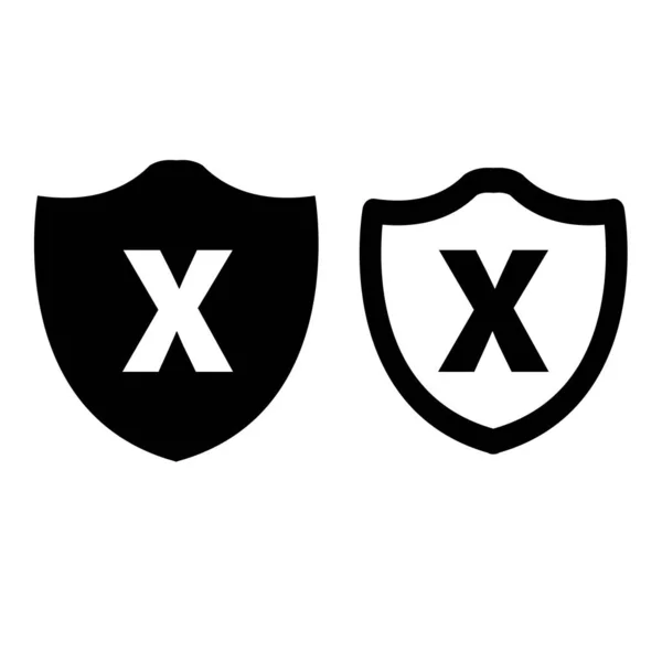 Vector Guard Shield Icon — Stock Vector