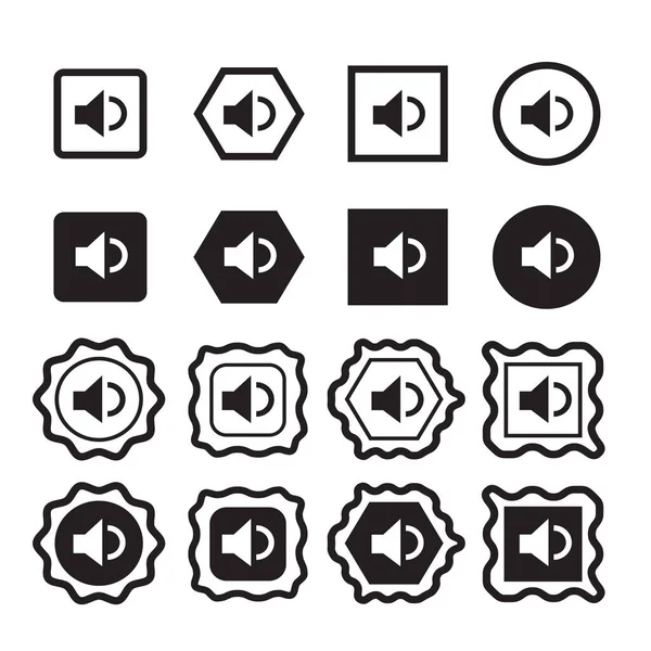 Sound Icon Vektor Illustration — Stockvektor