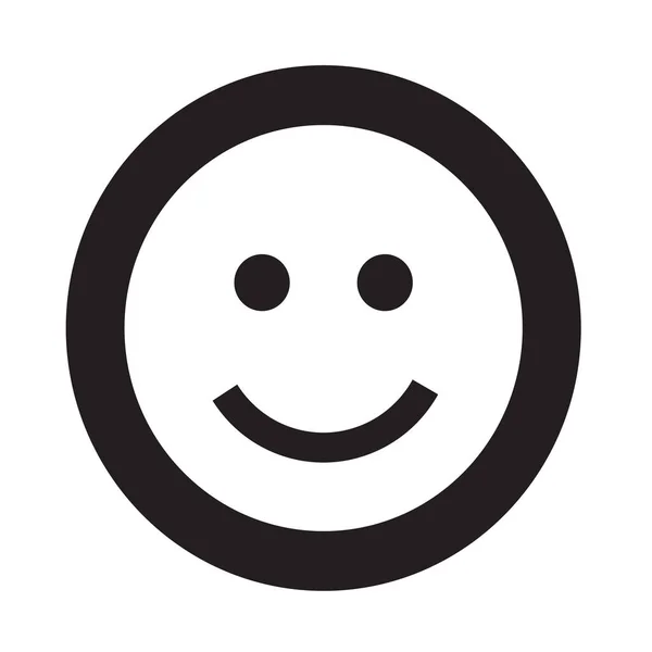 Emoticon Emoticon Icon Vector Illustration — Stock Vector
