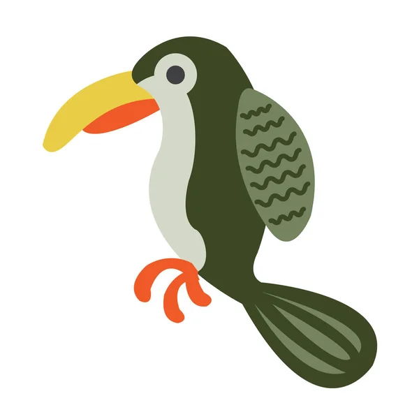 Hornbill Icon Vector Illustration — Stock Vector
