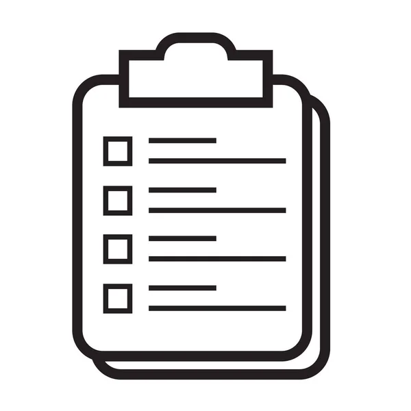 Document Icon Vector Illustration — Stock Vector