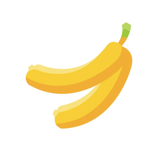 Banaan Pictogram Vector Illustratie — Stockvector