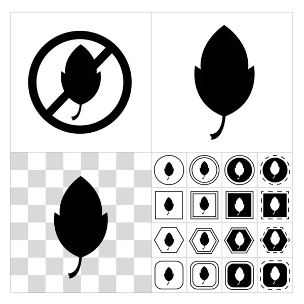 Leaf Icon Vector Illustration — Stock Vector