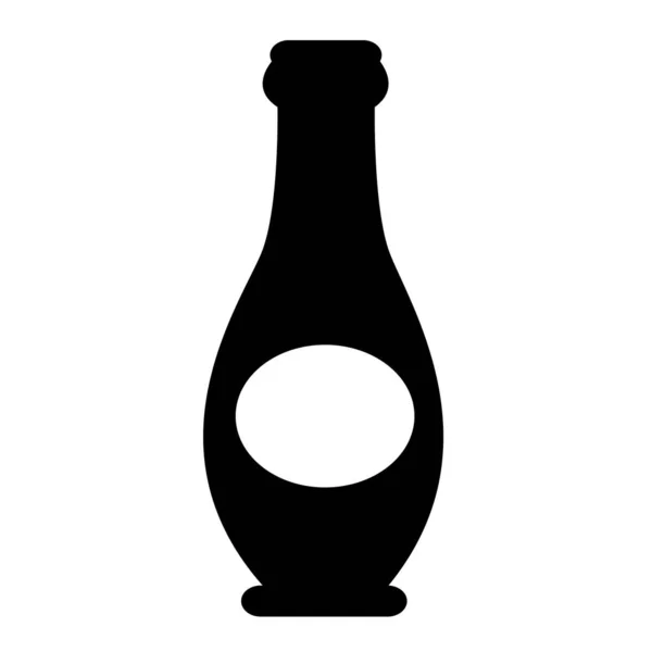 Alkohol Trinken Symbol Vektor Illustration — Stockvektor