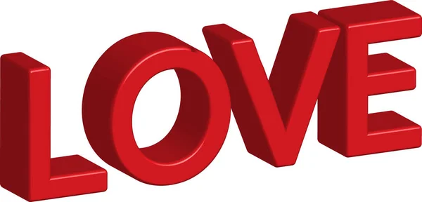Love Text Icon Zeichen Design — Stockvektor