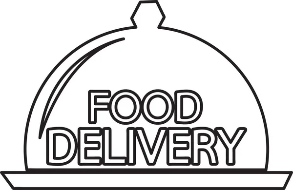 Food Delivery Icon Sign Design — Stock Vector