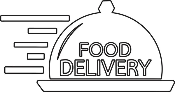 Food Delivery Icon Sign Design — Stock Vector