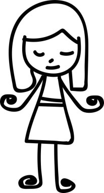 Çocuk çizgi film el çizimi işaret tasarımı