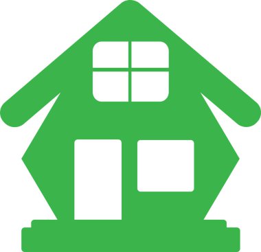 Ev simgesi emlak işareti tasarımı