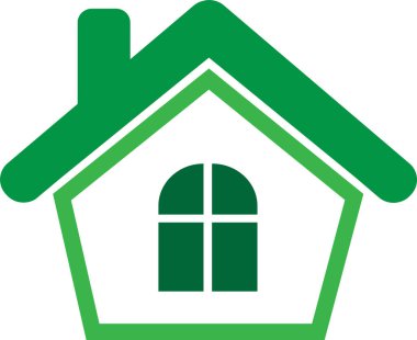 Ev simgesi emlak işareti tasarımı