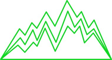 dağ simgesi tasarımı