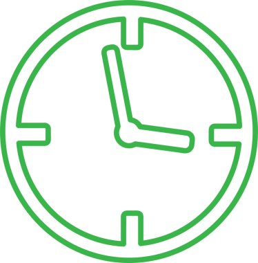 Saat simgesi tasarımı