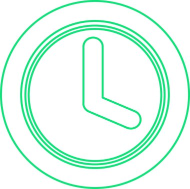 Saat simgesi tasarımı