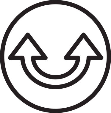 Ok simgesi işareti, basit vektör tasarımı