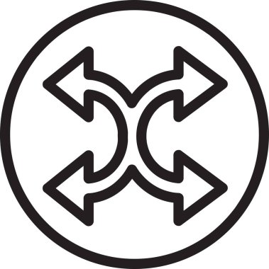 Ok simgesi işareti, basit vektör tasarımı