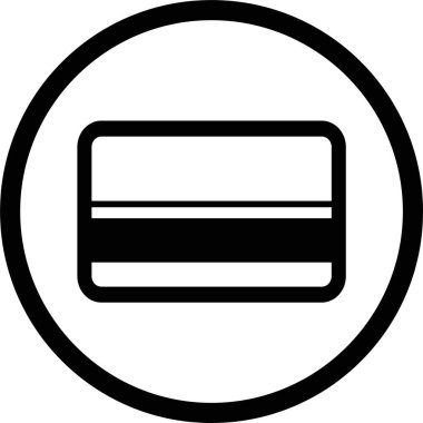 Credit card icon sign design