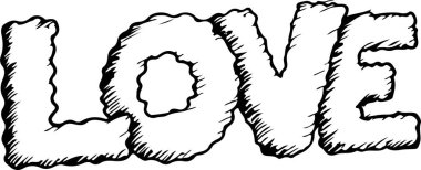 El yazısı harf tasarımı metnini sev