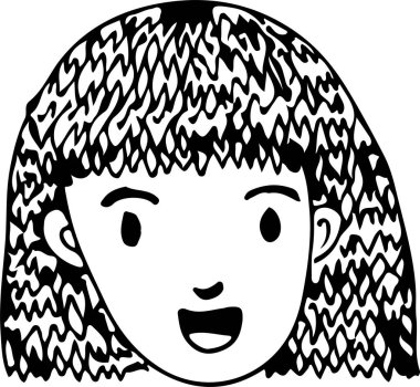 İnsanlar çizgi film simgesi tasarımı ile karşı karşıya