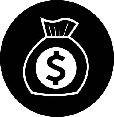 Dolar para simgesi, basit vektör tasarımı