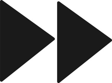 Ok simgesi, basit vektör tasarımı