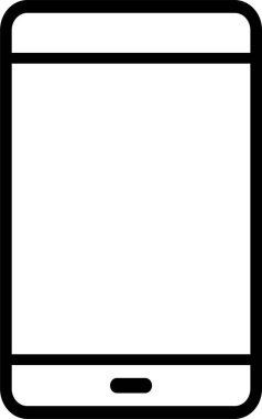 akıllı telefon simgesi, basit vektör tasarımı