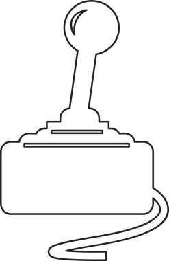 Oyun Denetleyici Simgesi, basit vektör tasarımı