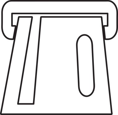 ATM kart slot simgesi